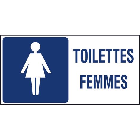 Panneau Toilettes Femmes - Rigide 960x480mm - 4000183