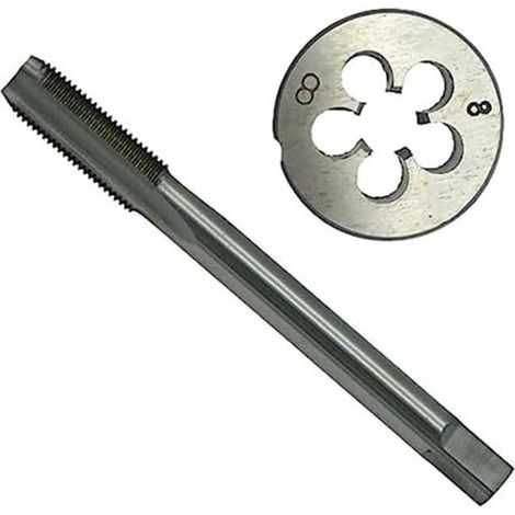 Jeu taraud/filière 1 pièce 2,8" HSS pas à droite goujure droite (1/5)