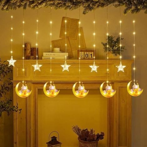 (Warm White) 3m String Lights - 100 LEDs - Remote Control - Warm White (1/4)
