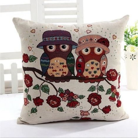 Taie Doreiller - Housse De Coussin Carré 44x44 Cm - Pour Canapé Et Décoration Intérieure - 1 Pièce