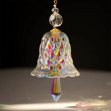 Clochette En Cristal - Mobile Suspendu Pour Fenêtre - Décoration Intérieure Et Automobile - 1 Pièce (1/5)