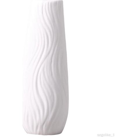Blumenvase – Europäisch – Modern – Keramik – Elegant – Weiß (1/4)