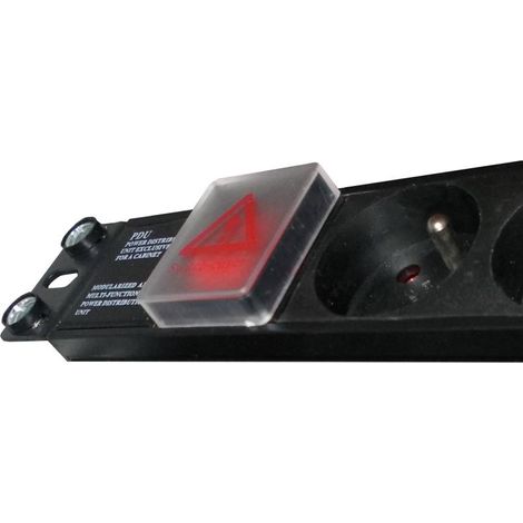 Alan Tec Steckdosenleiste 19-7x230 V mit Schutzschaltern und Sicherheitsfunktion (pz071u) (1/5)