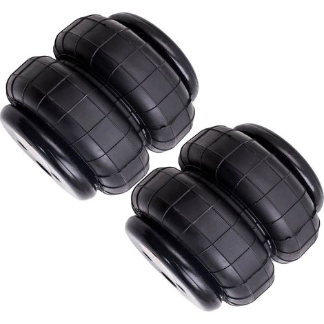 Bolsa de suspensión neumática, capacidad de carga 2500 lbs, altura mínima 65 mm, altura máxima 175 mm, puerto de aire único 1/2 NPT, diámetro del cuerpo 145 mm (1/5)
