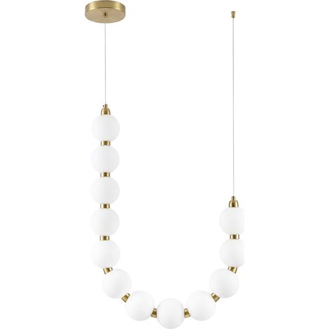 Toolight Led-pendelleuchte Deckenlampe Lhj119-cp Gold Gebürstet (1/5)