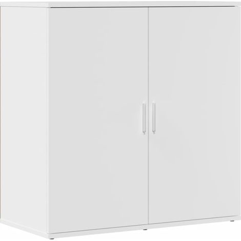 Credenza buffet cassettiera mobile contenitore organizer cucina soggiorno soggiorno 79 x 38 x 80 cm pannelli compositi bianco 020030505