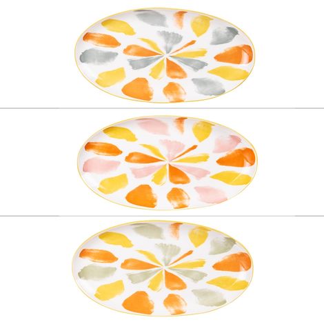 Table Passion - Plat oval Canaries 35.5x19 cm (1 modèle aléatoire) (1/2)