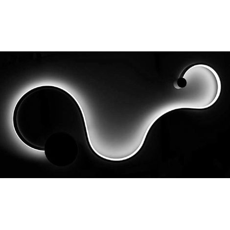 Trade Shop - Applique Da Parete 20w Moderno Luce 3000k 6500k 4000k Lampada Per Interni E12 - (1/2)