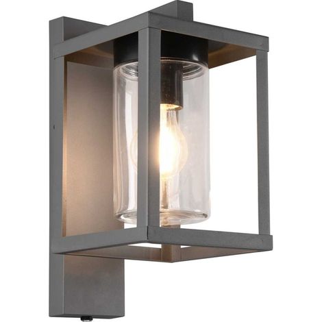 Applique Murale LED, 1xE27, Verre Transparent et Fonte - Trio - Lunga (1/10)