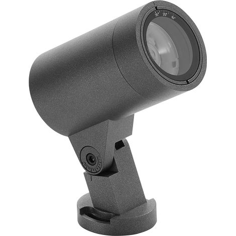 Proyector tilt KALOS Medium IP65 LED COB 10.50W 1140lm(970lm)/1140lm(920lm) CRI90 2700K 15º/35º Antracita