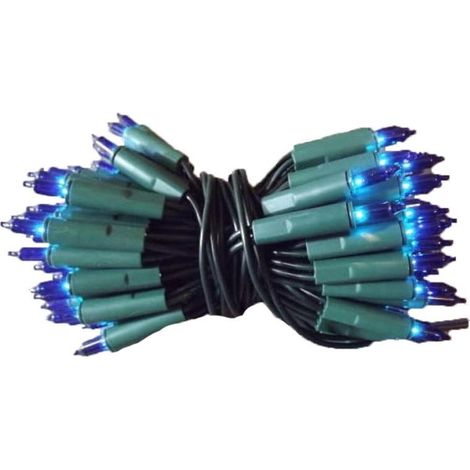 Luces para árbol de Navidad 100L azules (1/2)