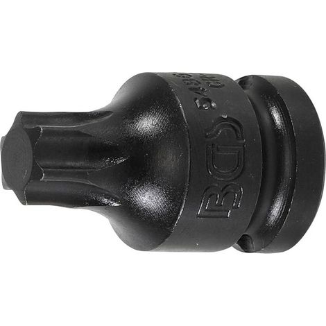 Douille à Embouts à Choc 42 mm - 12,5 mm (1/2), Profil Torx T60 - Résistante et Précise, Acier - D-Work