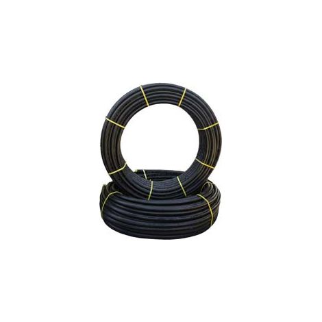 TUBO IN POLIETILENE ALTA DENSITA' PE100 GAS CORAL IN ROTOLI- - ø mm.25 - mt.100 - 1 rotolo
