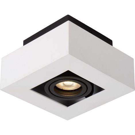 Lucide XIRAX - Deckenstrahler - LED Dim to warm - GU10 - 1x5W 2200K/3000K - Weiß (1/5)