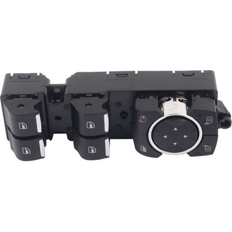 Convient aux interrupteurs de lève-vitres Ford FL3Z-14529-BA et FL3Z14529BA, contrôlant le fonctionnement des vitres électriques, commande principale côté conducteur, améliorant la facilité d'utilisat