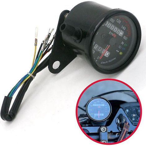 Oter 12V Dual Speed Fahrradcomputer mit LED-Anzeige  Fahrradinstrumente 