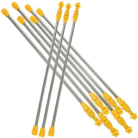 8 perches de pulvérisation de jardin extensibles, perche métallique (1/5)