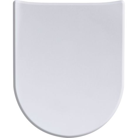 Abattant Wood Slim soft white Mat - descente assistée - déclipsable