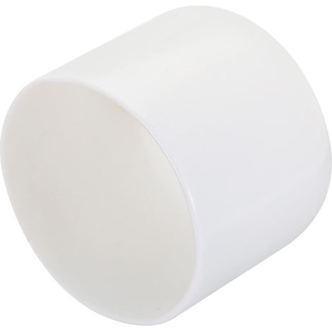 4Pcs Embouts en Caoutchouc de 52mm de Diamètre Intérieur pour Tubes Ronds en Vinyle, Capuchon de Boulon, Protecteurs de Filetage de Vis, Blancs (1/3)