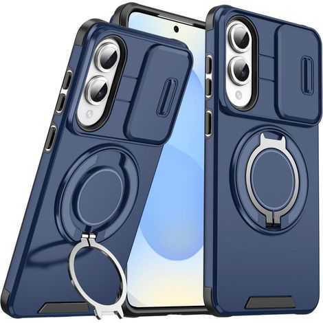 Hülle S25 Edge Kameraschutz Magnetring Samsung galaxy S25 Edge Blau (1/5)