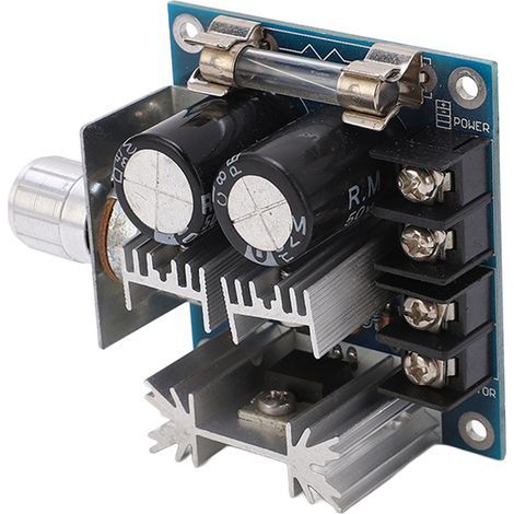 Module de régulation de vitesse avec commande PWM, 12–40 V CC, avec fusible de 10 A.