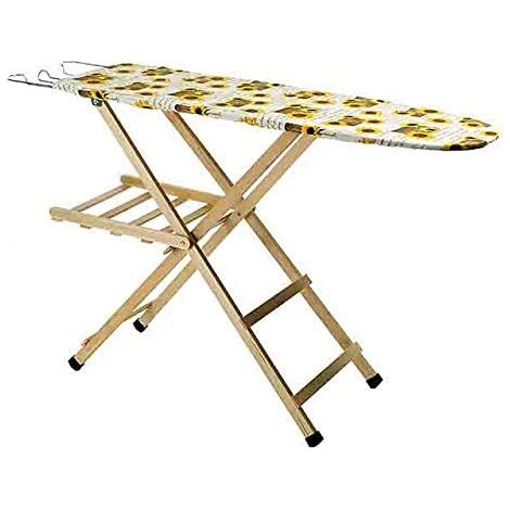 Tavolo Asse da Stiro in Legno di Faggio Naturale 118 x 34 cm