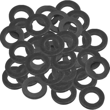 Rondelle Plate En Caoutchouc M14, Lot De 40, Diamètre Intérieur 14mm, Diamètre Extérieur 24mm, Épaisseur 3mm, Joint D'étanchéité Pour Robinet, Tuyau, Raccord, Boulon, Noir (1/5)