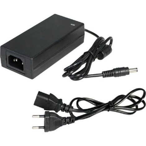 TrAdE Shop Traesio - Alimentatore Universale Trasformatore Led 12v 5a S-5an Telecamere Videosorveglianza - (1/2)