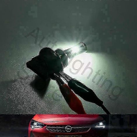 Kompatible 2 Stück H11B H9B H8B LED-Scheinwerferlampen für Opel Corsa D (2011–2014), Abblendlicht, 6500 K, Weiß, Canbus C, SZRH