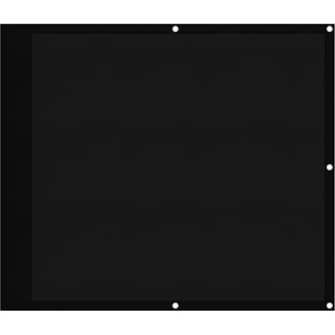 Maison Exclusive - Paravento da Balcone Nero 90x800 cm 100% Poliestere Oxford