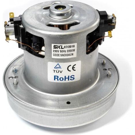 Motore Aspirapolvere universale 2200 watt Blindato. ALT.124MM Diam 130mm