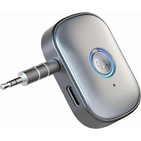 Récepteur Bluetooth 5.3 portable mini, adaptateur audio pour voiture, kit mains libres, entrée AUX, récepteur Bluetooth pour voiture W1 (1/4)