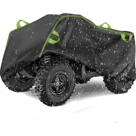 Telo coprimoto, adatto per ATV (veicoli fuoristrada), impermeabile, adatto sia per uso interno che esterno, telo invernale antivento con fibbia antivento, dimensioni: 20095106 cm (L).