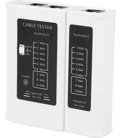 Multifunktionales RJ45/RJ11-Netzwerkkabeltestgerät für Ethernet-LAN-Netzwerke (1/5)