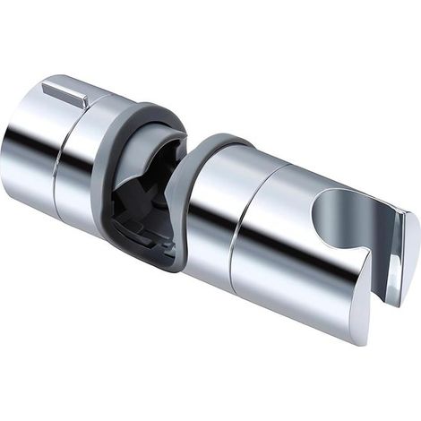 PolkaHome Universelle Handbrausehalterung verstellbare Brausehalterung um 360 Grad drehbare Brausehalterung für Duschstangen mit 18 25 mm Kunststoff (1/5)