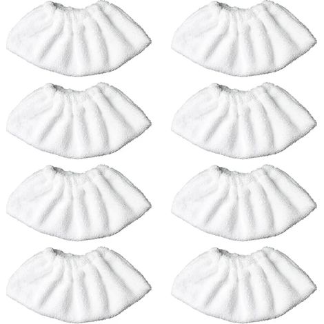 (8 pièces) Chiffons de nettoyage pour balai vapeur Karcher EasyFix SC2, SC3, SC4 et SC5 - Accessoires de rechange (1/4)