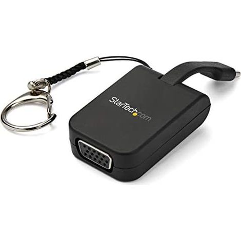 Adaptador USB C a VGA Startech CDP2VGAFC Negro 0065030884471 S7803202 Startech (1/5)