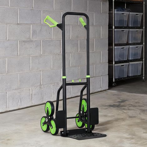 Diabolo escamotable avec roues pour transporter des charges grün (1/5)