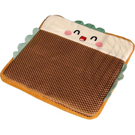 Coussin de chaise été forme cartoon, confortable et respirant, tapis en rotin haute qualité pour bureau sandwich (1/5)