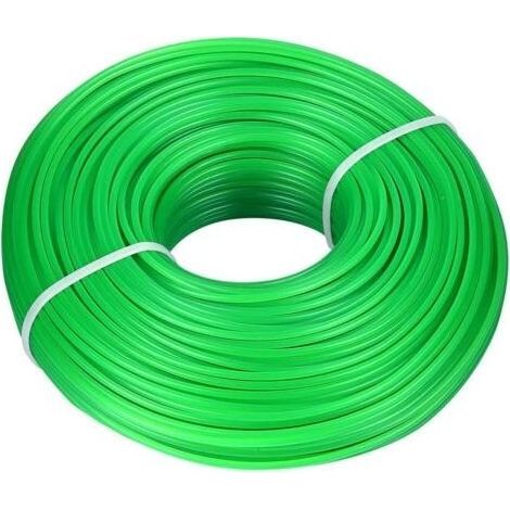 Fil Nylon pour Coupe Bordure débroussailleuse 2,0 mm x 100 M Universel DIY Bobine Fil pour Coupe Bordure (1/5)