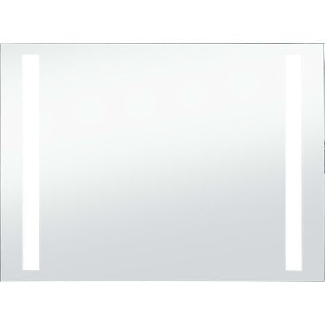 Miroir mural à LED  Miroir mural pour salle de bain avec lumières à LED 100x60 cm -42656 (1/5)