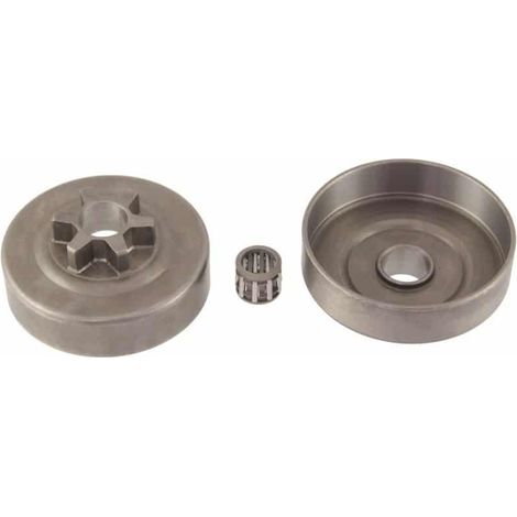 Pignon étoile 3/8 Lp - 6 Dents Adaptable Pour Tronçonneuse Oleo-mac Modèles 233, 234, 240, 241, 244, 340, 355