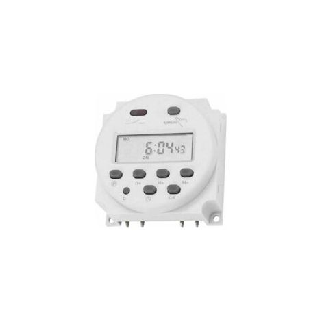 Interruttore temporizzato 12V 16A, relè temporizzato digitale programmabile con display LCD, microcomputer digitale, CN101A - Crezuo