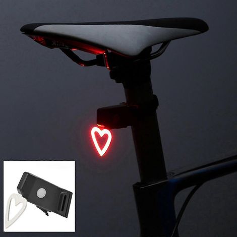 Superhelle LED-Fahrradlampe, Vorder- und Rücklicht für Rennräder, Mountainbikes und Fahrräder – Bone-Heart (1/3)