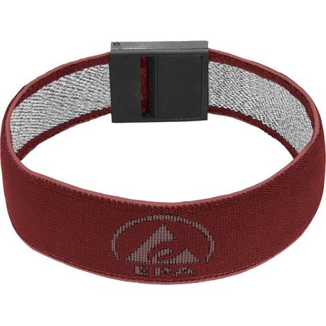 BJZ A-62124 Bracelet de mise à la terre rouge sang R051702