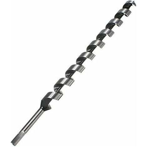 Punta da trapano a spirale per legno con gambo esagonale da 460 mm, punta a centraggio, utensile di foratura - 16 mm