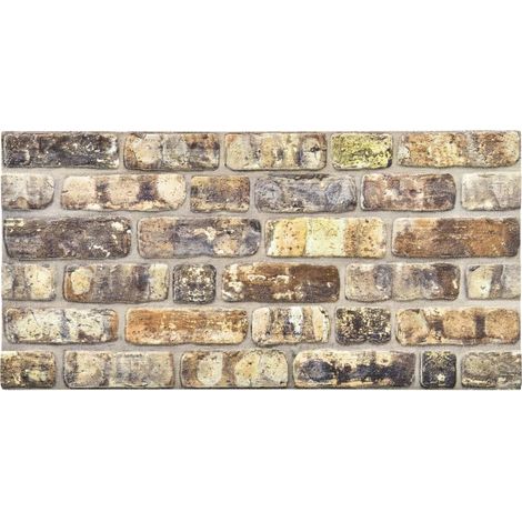 Pannelli da parete 10 pcs Multicolore 100 x 50 cm Schiuma EPS vidaXL