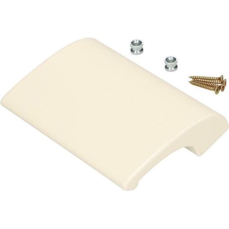 Poignée de porte de balcon en aluminium blanc 9001 - Poignée de porte de balcon de luxe - Poignée universelle (1/5)