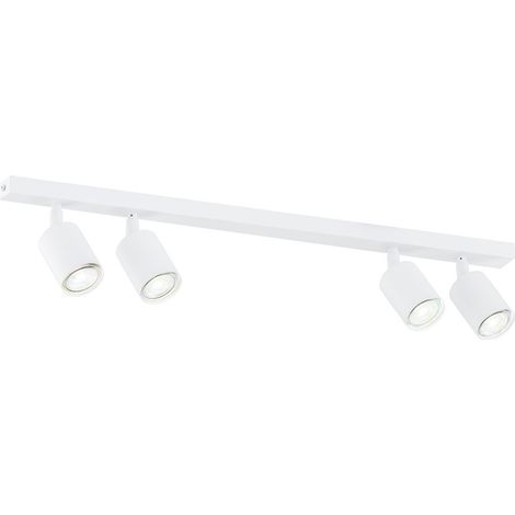 Lampada a Soffitto Flash, Acciaio verniciato a polvere, Nero, 70x14x4 cm (1/5)