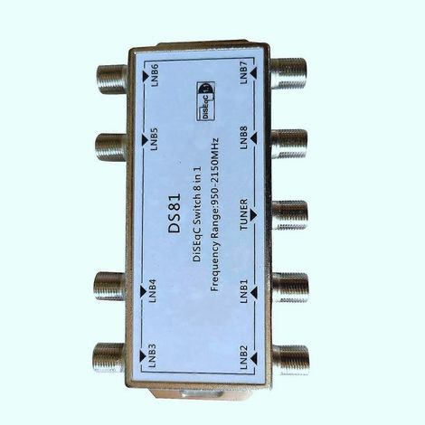Commutateur multi-récepteur LNB pour signal satellite DS81 DiSEqC-- (1/5)